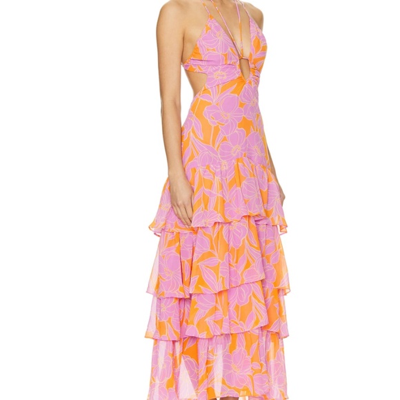 NEW Astr Aneira Floral Dress - Picture 2 of 3